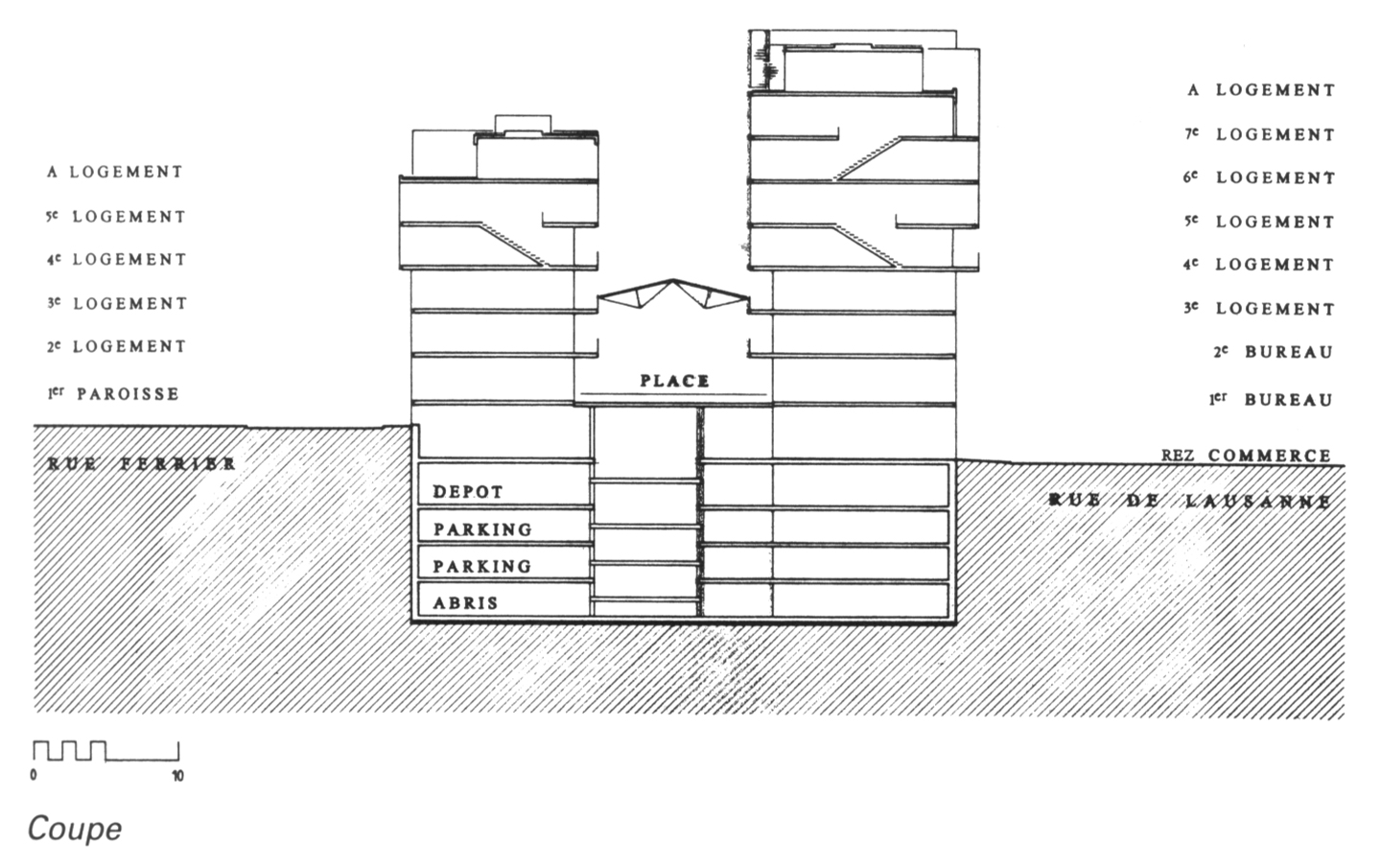 Ugo Brunoni, Fondation UrBanités, logements Sainte Trinité
