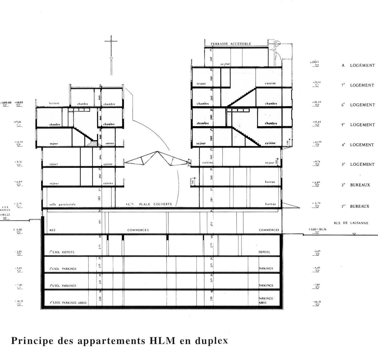 Ugo Brunoni, Fondation UrBanités, logements Sainte Trinité