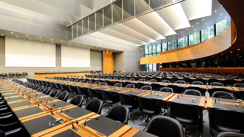 Udo Brunoni, Salle de conférence de l'OMC